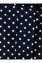 Uzg Store's Women's Coat with High Collar and Polka Dot Pattern, Loose Fit, for Style Enthusiasts - 7