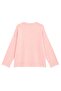 1044 Women's Crew Neck Wave Detailed Side Slit Knitwear Sweater Pink - 4