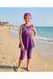 Girl's Zero-Sleeve Swimsuit