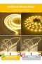 شريط إضاءة LED بطول 10 أمتار بلون أبيض دافئ 2700 كلفن، مقاوم للماء IP67 وقابل للتعتيم - 4