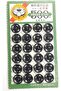 24 Sets Black Sewing Button Capsule (Snap Button Set = Press Tip Cover + Bottom Secure) - 2