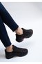5506 Eren Shoes&Bag Genuine Leather Nubuck Rubber Lacing Detailed Serrated Non-Slip Sole Comfortable Daily Shoes Real Leather Nubuck Black - 4