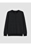Black Regular Fit Men's Pajama Set - 6