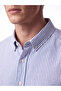 Southblue Blue Regular Fit Striped Oxford Men's Shirt - 3