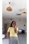 Yellow Short Sleeve Soft Knit Cardigan - 2