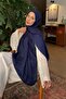 Gg Pattern Ayrobin Floral Jacquard Shawl Midnight Blue - 3