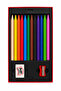 12 Colors Wax Crayons Set with Sharpener and Eraser Gift Set of 12 - 3