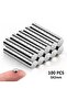 Tiny Magnets 5x2mm (100 Pcs) - Multi-Use Small Mini Round Magnets for Kitchen & Refrigerator, Lockers & Safes, Sticking Notes & Photos, White Board, Educational Projects, DIY Crafts & Minia
