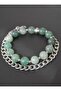 Aventurine Stone Double Bracelet - Multicolor - 4