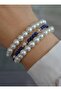 Lapi̇s Lazuli̇ Veince Bracelet Set - Multicolor - - 5
