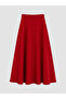 Zippered Waist Flared Skirt for Style Enthusiasts from Uzg Store - 2