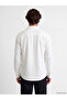 Lcw Vision White Slim Fit Textured Men's Shirt - 4