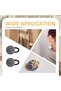 DIY Button Cover Making Kit 60 Pcs, Self Cover Buttons with Fabric Cutter and 3 Tools, Complete Sewi - 2
