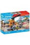 Camion de construcții cu macara