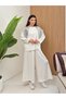 Women's Relaxed Fit Sweat & Trousers Tunic Top and Bottom Set - 3
