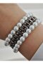Hematite Veince Bracelet Set - Multicolor - - 2
