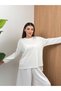 Women's Relaxed Fit Sweat & Trousers Tunic Top and Bottom Set - 5