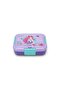 Stainless Steel 3 Compartment 750 ml Single Layer Lunch Box with Figures