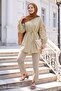 Ruffle Sleeve Belted Stone Tunic - 5