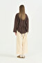 Oversize Modal Shirt - Brown - 4