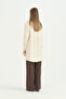 Aller Detailed Modal Tunic - Cream - 4