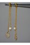 Pearl Design Earrings - - 5