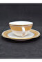 Swiss Made Gold Gilt Embroidered Antique Coffee Cup 80 ml - 2