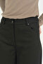 Wide Leg Trousers - Black - 3