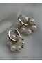 Pearl Earrings - Silver Color -