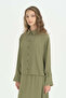 Basic Shirt Skirt Set - Green - 4