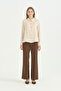 Stylish Shirt with Robal Design - Beige