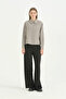 Front Cut Modal Shirt - Gray