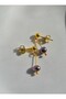 Black Pearl Earrings - Gold Color - - 5