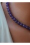 Purple Jade Necklace - Multi-Colored - 2
