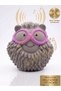 Small Breed and Puppy Dog Teething Toy - Squeaky Hedgehog (Gray) (14 cm) - 2