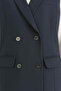 Shawl Collar Classic Vest - Navy Blue - 3