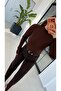 Balıkçıl Light Glitter Blouse Brown - 2