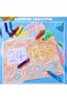 أقلام تلوين قابلة للغسل في الحمام، مجموعة من 24 قلم تلوين للرسم أثناء الاستحمام، أقلام تلوين ممتعة مقاومة للماء - 2