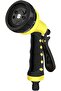 Garden Hose Spray Gun, Leak-Proof Nozzle with 5 Adjustable Spray Patterns, High Pressure Flow Contro