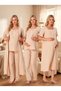 New Season Beige Muslin Fabric Button Detailed Design Short Sleeve 100% Cotton Maternity Maternity Dressing Gown Nightgown Pajama Set