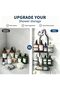 3-Tier Hanging bathroom organizerShower Caddy Rack with Hooks,No need to drill shower head for rust - 7