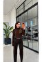 Balıkçıl Light Glitter Blouse Brown