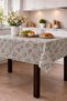 Oilcloth Fine Fiber Tablecloth – Waterproof, Stain-Resistant, Easy to Clean Pvc