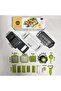 4 Pcs Kitchen Kitchen Hand Held Manual Garlic Chopper Onion Crusher Machine Fruit Vegetable Machines De Samousa Plastique Tool - 5