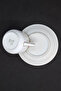 J&C Chamotte Flower Figured Antique Coffee Cup 100 ml - 5