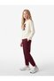 Long Sleeve Crew Neck Teddy Bear Printed Sequined Sweatshirt - 2