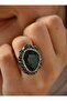 Special Design Handmade Ring - Green -