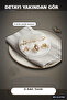 Pirinc 6 Piece Ring Set Number 7-8 Bijouterie Gift Tone Bx-313704 - 8