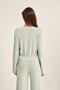 Cardigan with Adjustable Drawstring Green - 4