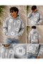 Unisex Oversize Floral Print Hooded Sweatshirt – Comfortable Casual Streetwear - 2